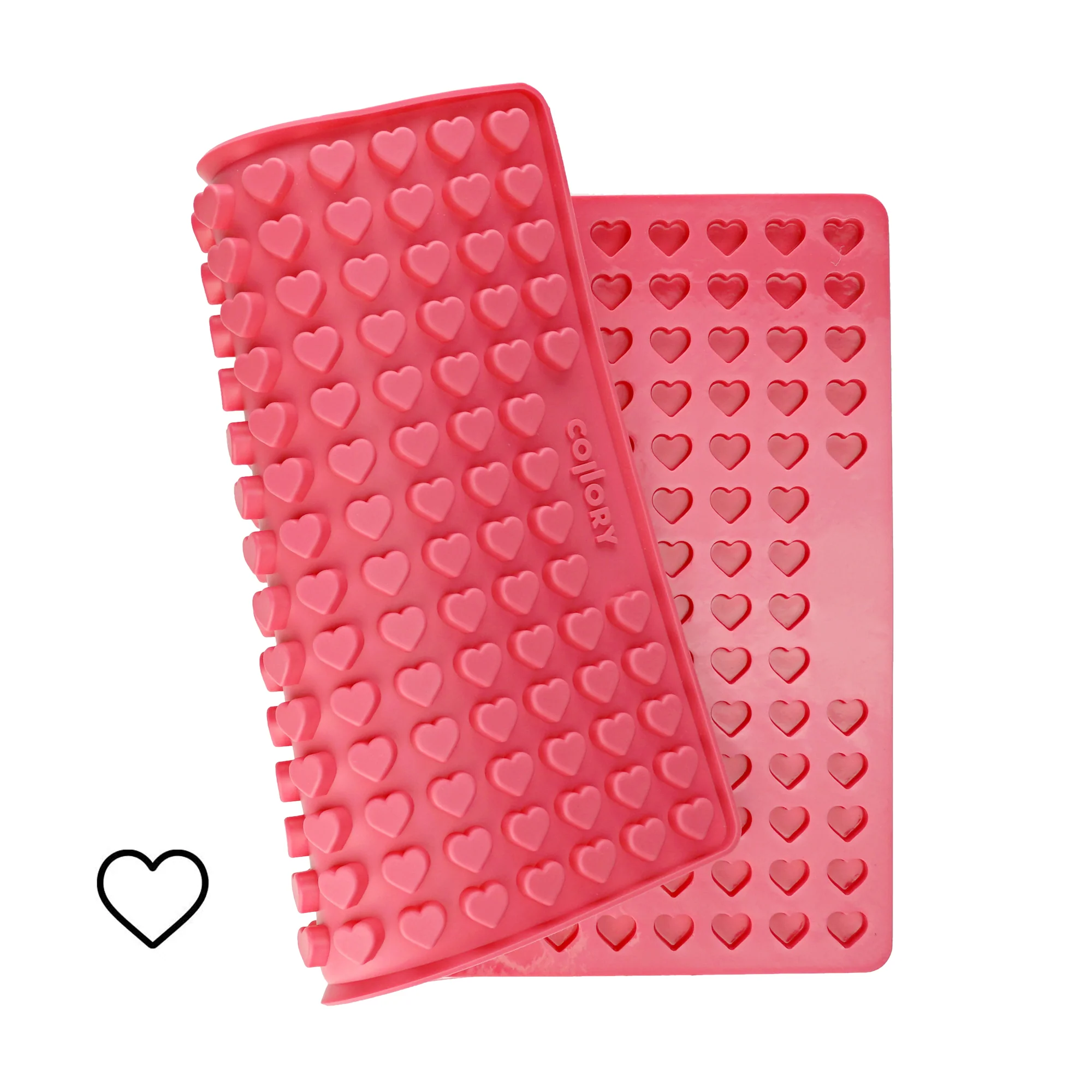 Silikon Backmatte Herz Silikon Backmatte Herz