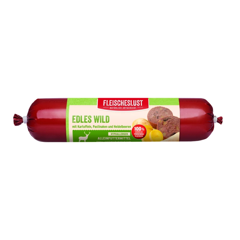 Edles Wild mit Kartoffeln, Pastinaken und Heidelbeeren